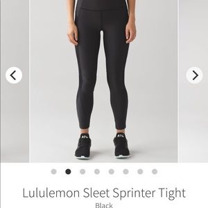 Lululemon Sleet Sprinter tight